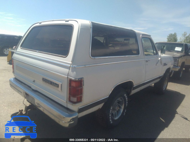 1987 DODGE RAMCHARGER AW-100 3B4GW12T8HM733526 image 3