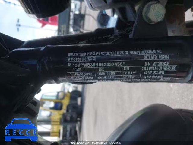 2014 VICTORY MOTORCYCLES HIGH-BALL 5VPWB36N6E3037456 зображення 9