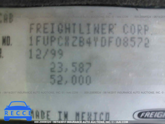 2000 FREIGHTLINER FLD FLD120 1FUPCXZB4YDF08572 image 9