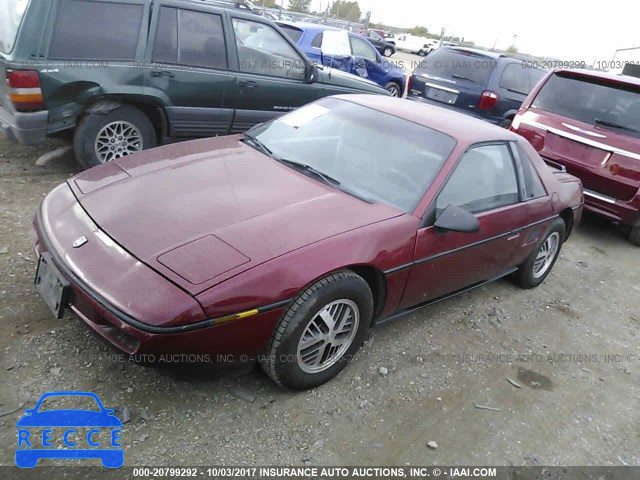 1987 PONTIAC FIERO 1G2PE11R0HP242863 image 1