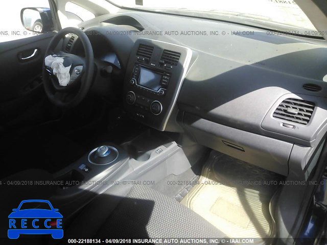 2017 NISSAN LEAF S/SV/SL 1N4BZ0CP8HC309609 зображення 4