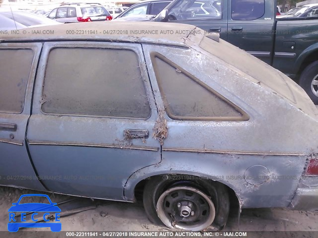 1986 CHEVROLET CHEVETTE CS 1G1TB68C7GA168918 image 5