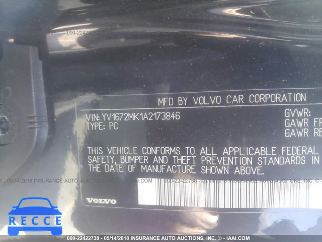 2010 VOLVO C30 T5 YV1672MK1A2173846 image 8