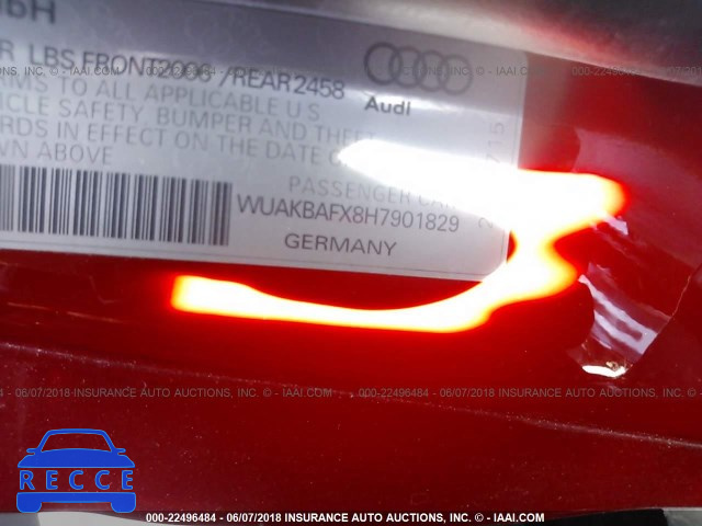 2017 AUDI R8 5.2 PLUS QUATTRO WUAKBAFX8H7901829 image 8