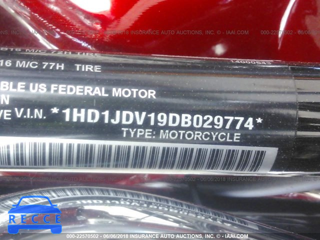 2013 HARLEY-DAVIDSON FLSTN SOFTAIL DELUXE 1HD1JDV19DB029774 image 9