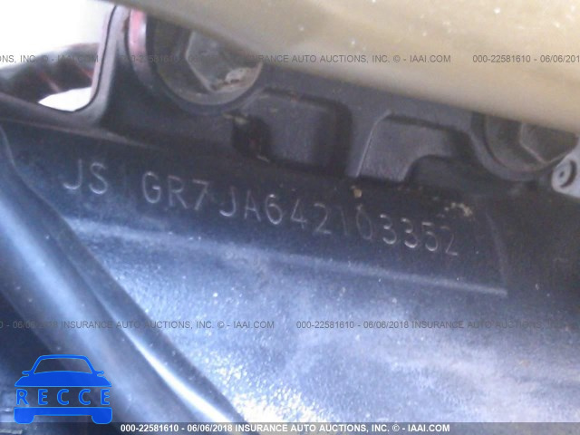 2004 SUZUKI GSX-R750 K JS1GR7JA642103352 image 9