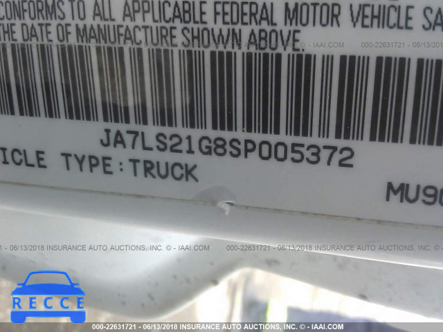 1995 MITSUBISHI MIGHTY MAX JA7LS21G8SP005372 image 8