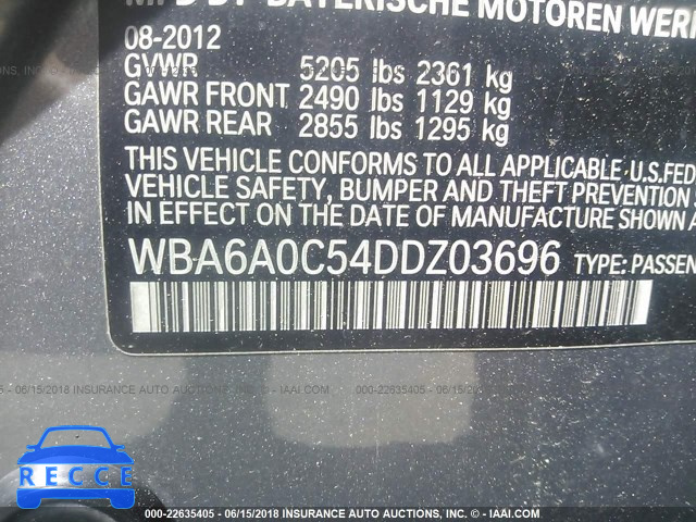 2013 BMW 640 I WBA6A0C54DDZ03696 зображення 8