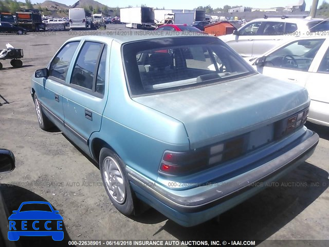 1992 DODGE SHADOW AMERICA/S 1B3XP28D0NN198961 image 2