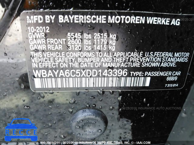 2013 BMW 740 I WBAYA6C5XDD143396 image 8