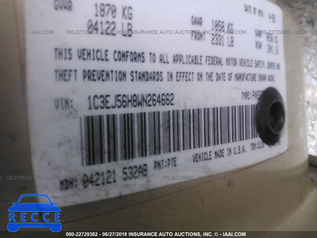 1998 CHRYSLER CIRRUS LXI 1C3EJ56H8WN264662 Bild 8