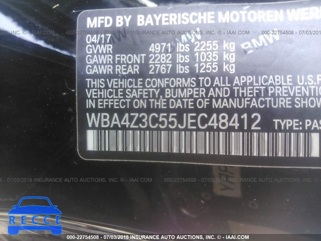 2018 BMW 430XI WBA4Z3C55JEC48412 Bild 8