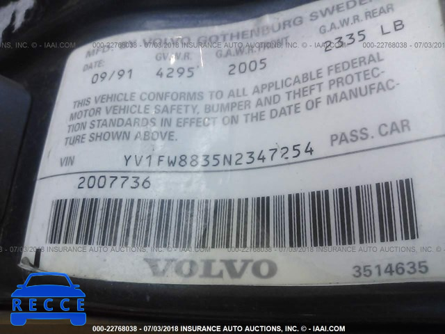 1992 VOLVO 740 YV1FW8835N2347254 зображення 8