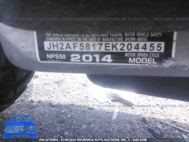 2014 HONDA NPS50 JH2AF5817EK204455 image 9