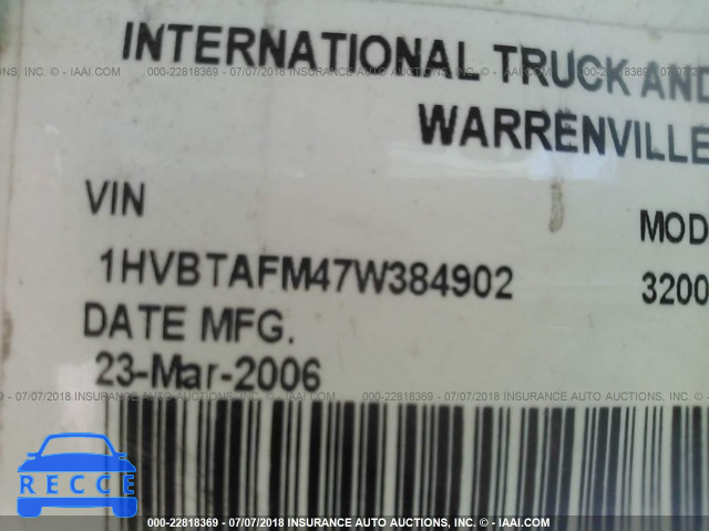 2007 INTERNATIONAL 3000 3200 1HVBTAFM47W384902 image 8