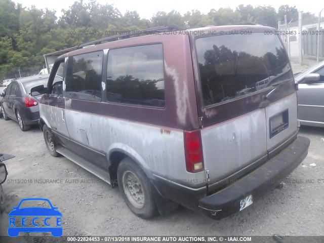 1992 GMC SAFARI XT 1GKDM19W9NB527098 зображення 2