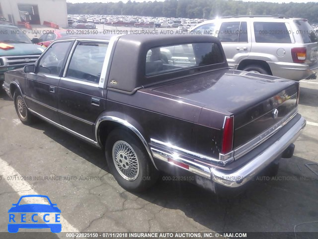 1989 CHRYSLER NEW YORKER C-BODY LANDAU 1C3BC6635KD606835 Bild 2