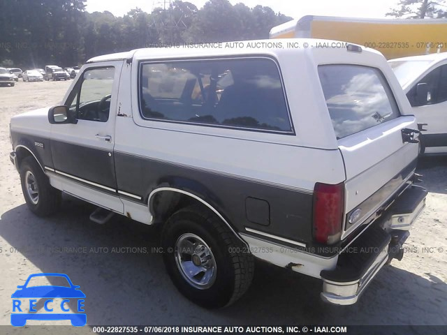 1992 FORD BRONCO U100 1FMEU15N3NLB02155 image 2