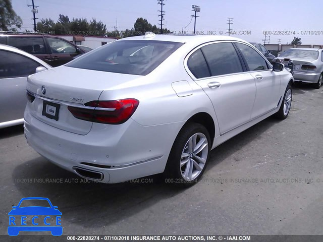 2016 BMW 750 I WBA7F0C56GGL99404 зображення 2