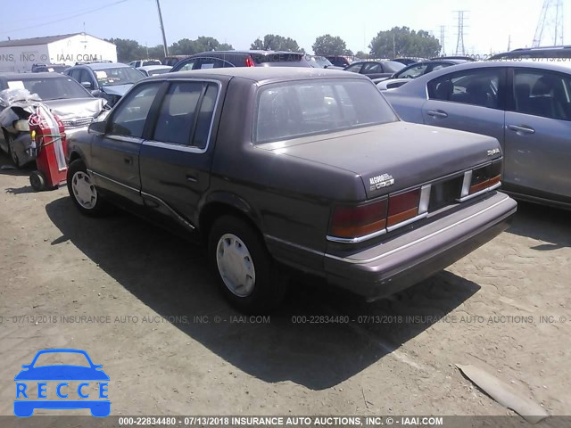 1991 DODGE SPIRIT 1B3XA46KXMF562553 image 2