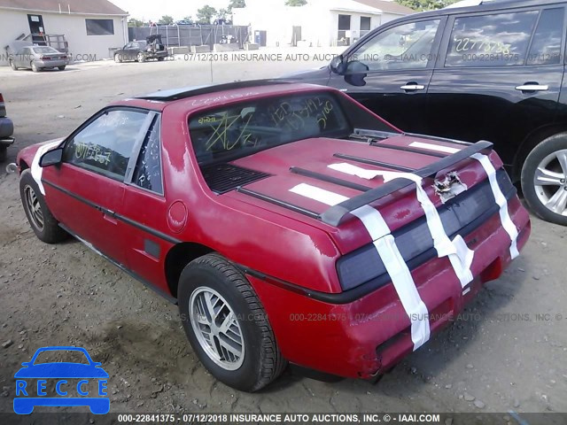 1988 PONTIAC FIERO 1G2PE11R7JP226035 image 2
