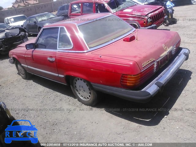 1986 MERCEDES-BENZ 560 SL WDBBA48D7GA050580 image 2