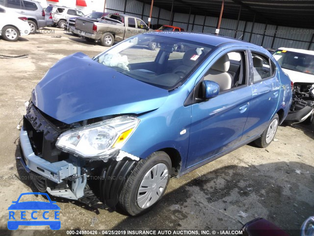 2019 MITSUBISHI MIRAGE G4 ES ML32F3FJ6KHF11019 image 1