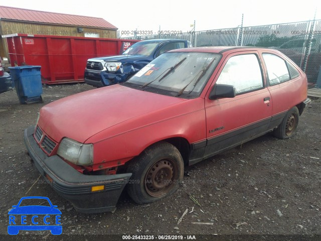 1989 PONTIAC LEMANS YL AEROCOUPE KL2TX216XKB352049 image 1