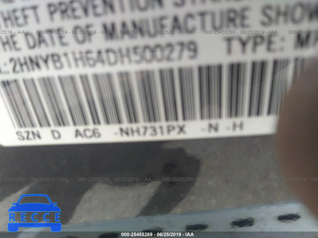 2013 ACURA ZDX 2HNYB1H64DH500279 image 8