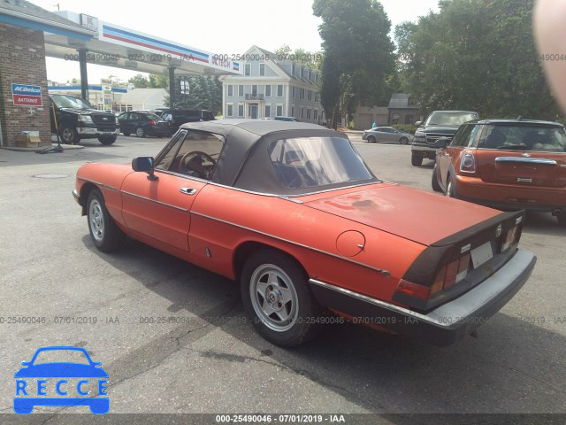 1985 ALFA ROMEO VELOCE 2000 SPIDER ZARBA5414F1021948 image 2