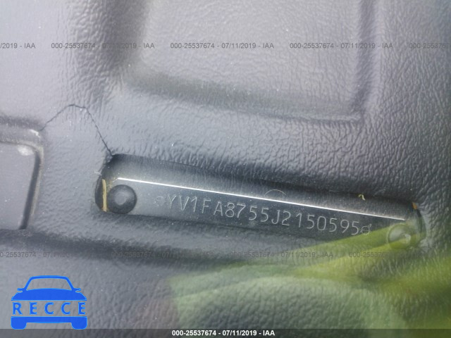 1988 VOLVO 740 GLE YV1FA8755J2150595 image 7