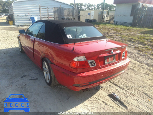 2004 BMW 3 SERIES 325CI WBABW33424PL31115 image 2