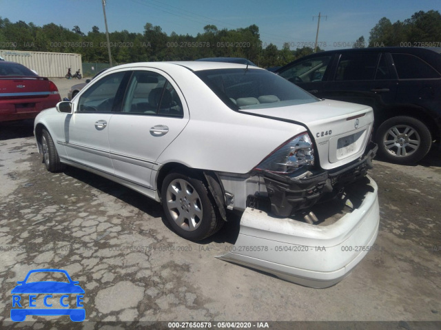 2005 MERCEDES-BENZ C-CLASS 2.6L WDBRF61J35A676507 image 2