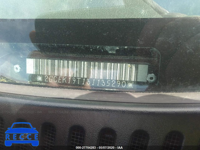 2003 CHEVROLET SILVERADO 1500 K1500 2GCEK19T131135290 Bild 8
