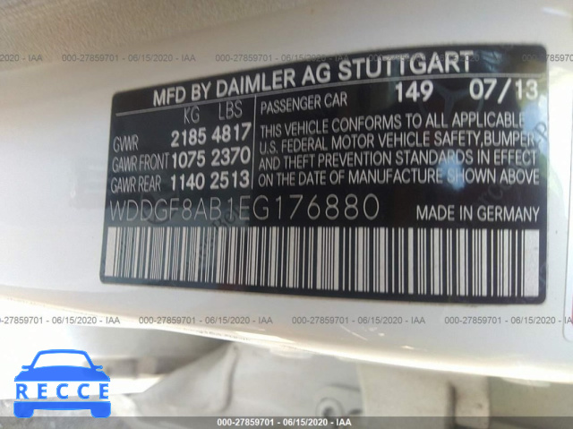 2014 MERCEDES-BENZ C-CLASS 300 4MATIC WDDGF8AB1EG176880 image 8