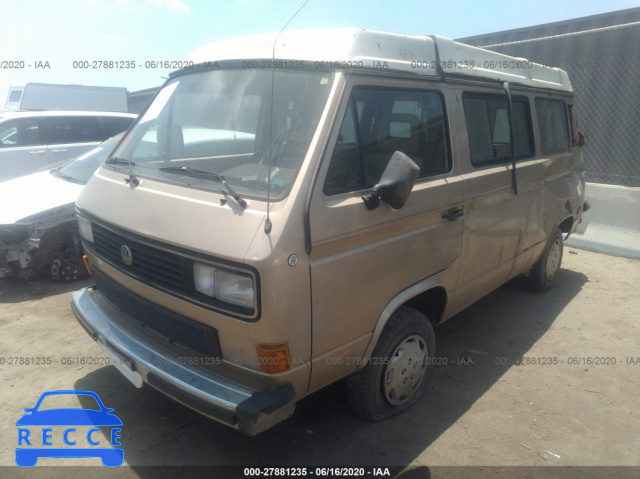 1987 VOLKSWAGEN VANAGON CAMPMOBILE WV2ZB0255HH039157 зображення 1