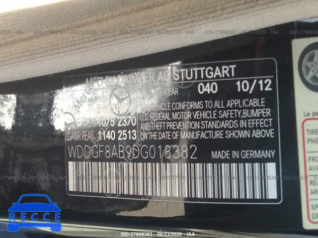 2013 MERCEDES-BENZ C-CLASS 300 4MATIC WDDGF8AB9DG018382 image 8