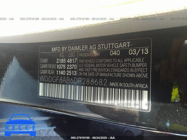 2013 MERCEDES-BENZ C-CLASS 300 4MATIC WDDGF8AB6DR286682 image 8