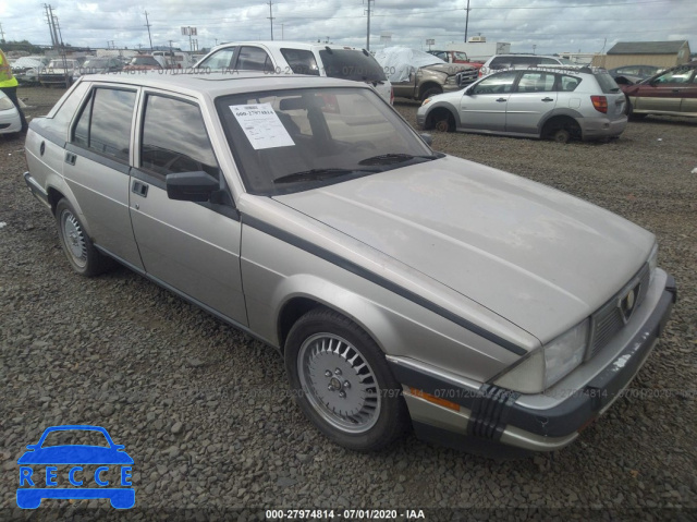 1987 ALFA ROMEO MILANO PLATINUM ZARDA1360H1026212 зображення 0