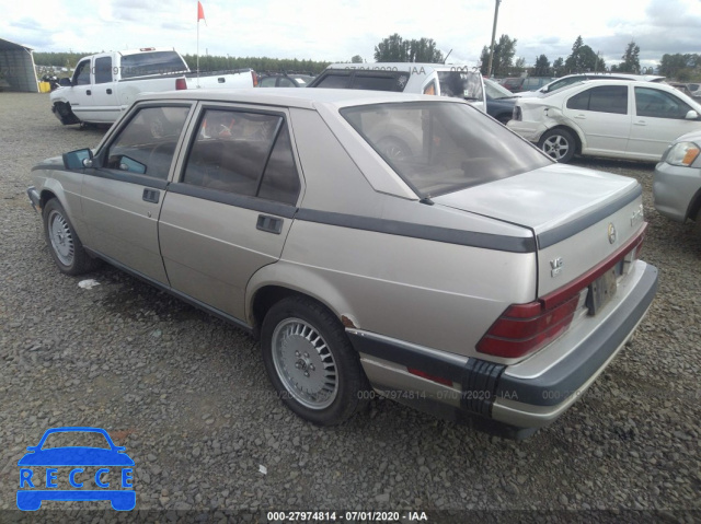 1987 ALFA ROMEO MILANO PLATINUM ZARDA1360H1026212 зображення 2