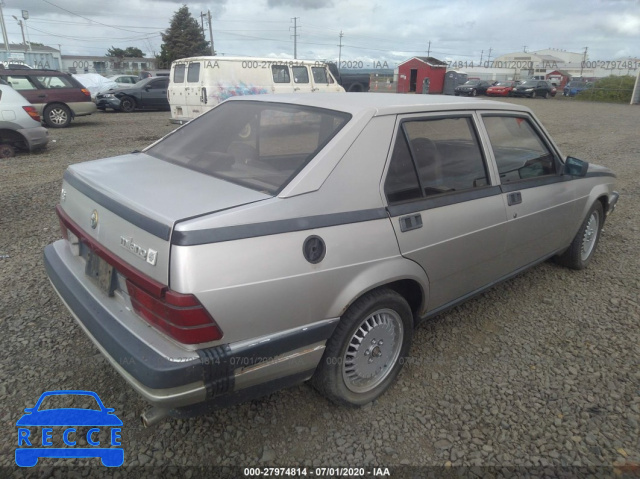 1987 ALFA ROMEO MILANO PLATINUM ZARDA1360H1026212 image 3