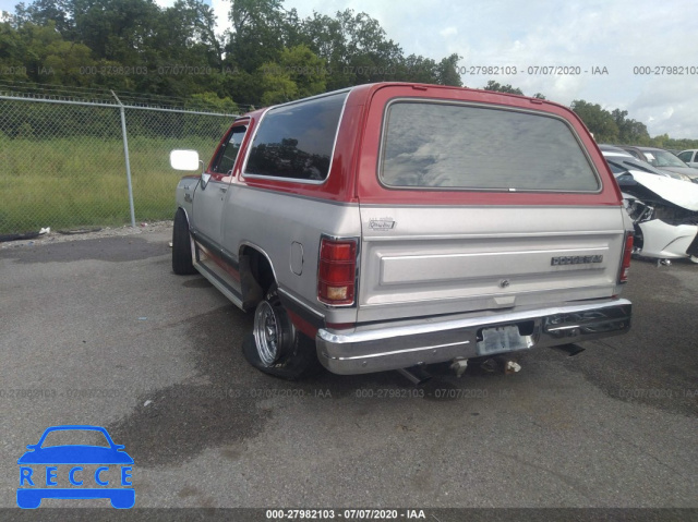 1990 DODGE RAMCHARGER AD-150 3B4GE17Y0LM054625 image 2