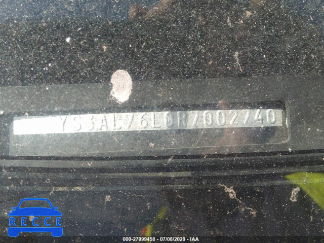 1994 SAAB 900 YS3AL76L0R7002740 image 8