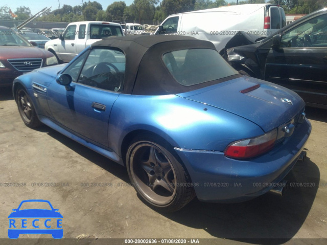 2000 BMW M ROADSTER WBSCK9342YLC89897 image 1