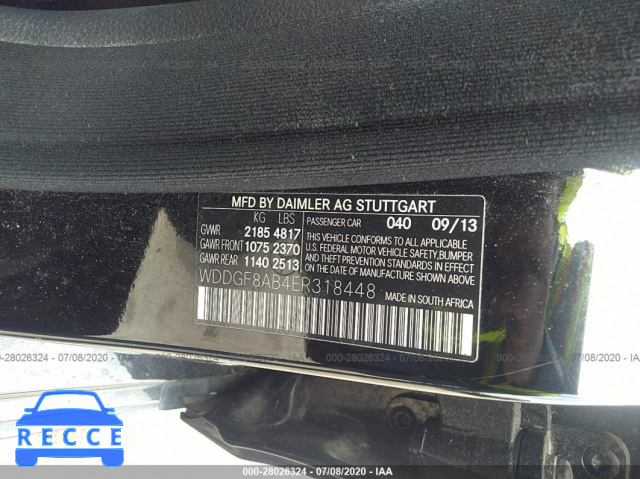 2014 MERCEDES-BENZ C-CLASS 300 4MATIC WDDGF8AB4ER318448 image 8