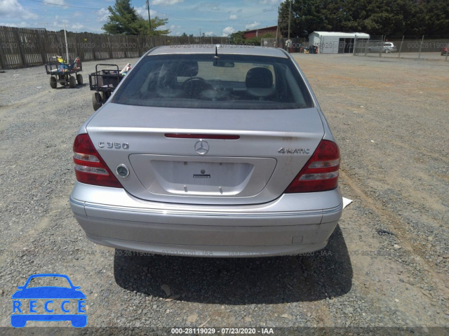 2006 MERCEDES-BENZ C-CLASS 350 4MATIC WDBRF87J86F767411 image 5