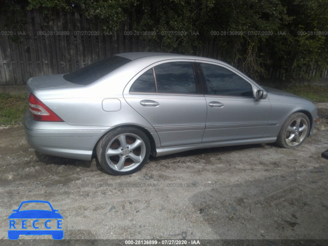 2005 MERCEDES-BENZ C-CLASS 1.8L WDBRF40J35F719235 image 5