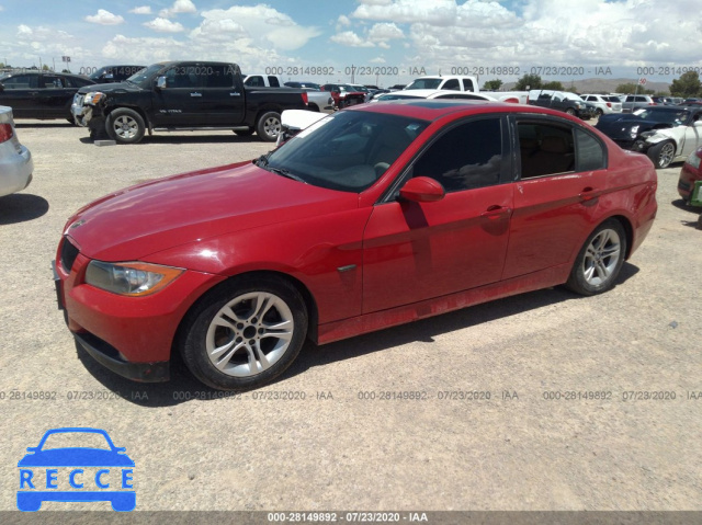 2008 BMW 3 SERIES I WBAVA37518NL45975 image 1