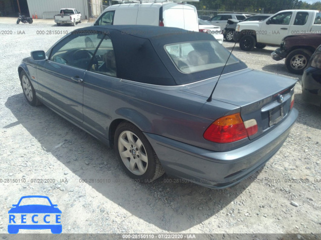 2001 BMW 3 SERIES 325CI WBABS33461JY57323 image 2