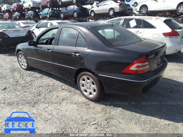 2006 MERCEDES-BENZ C-CLASS LUXURY WDBRF92H96F773874 image 2